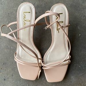 Nude Lulu’s Strappy Heel